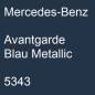 Preview: Mercedes-Benz, Avantgarde Blau Metallic, 5343.